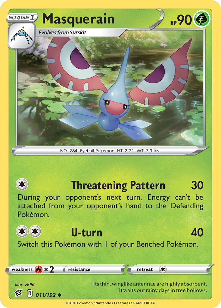 Masquerain 11 Uncommon card from Rebel Clash