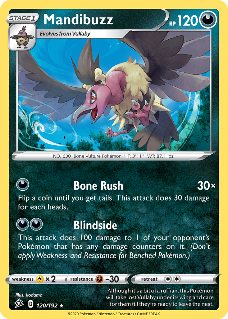 Mandibuzz 120 Rare card from Rebel Clash