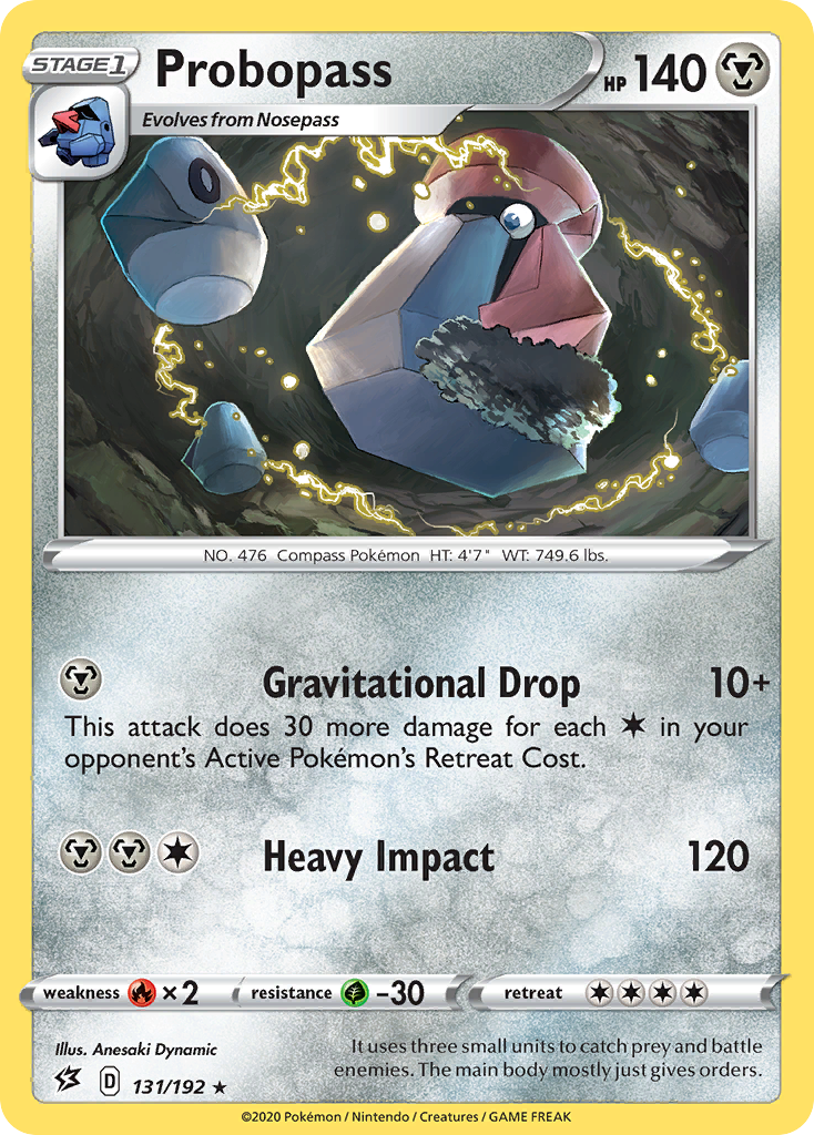 Probopass 131 Rare card from Rebel Clash