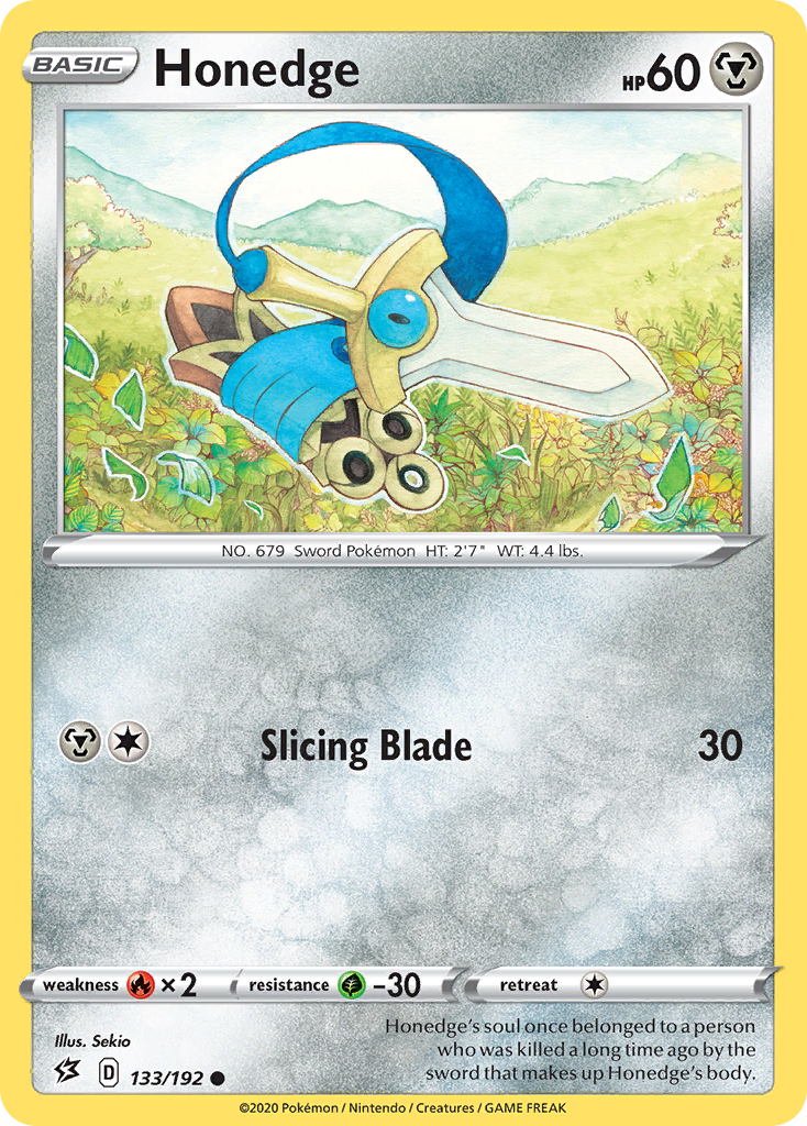 Honedge 133 Common card from Rebel Clash