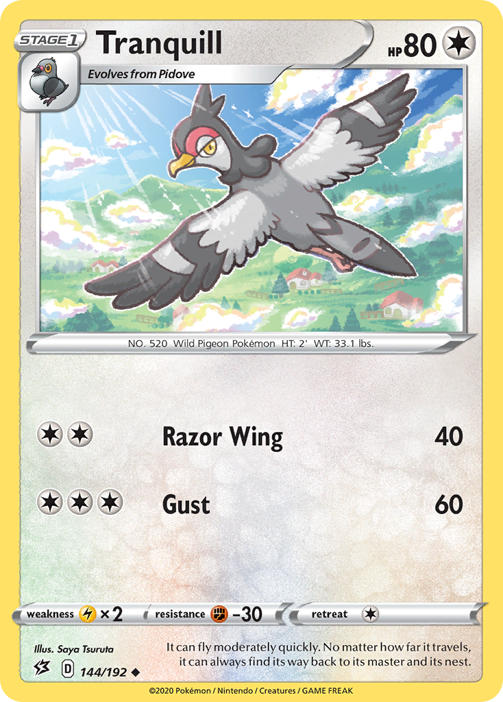 Tranquill 144/192 Uncommon card from Rebel Clash