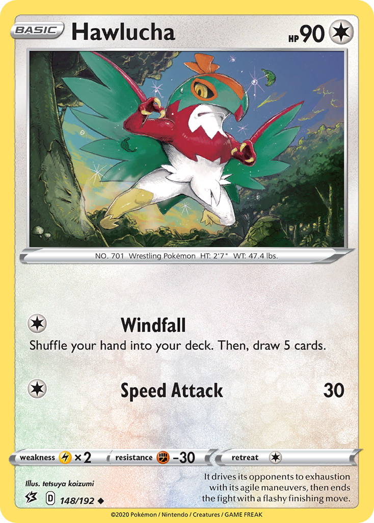 Hawlucha 148 Uncommon card from Rebel Clash
