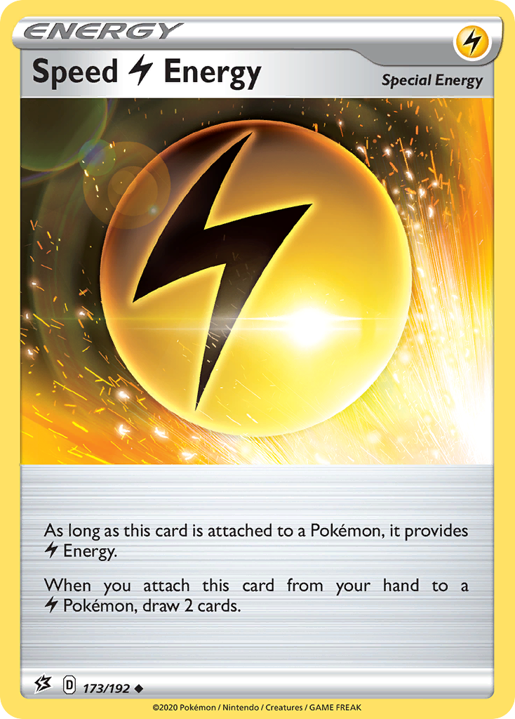 Speed Lightning Energy 173 Uncommon card from Rebel Clash