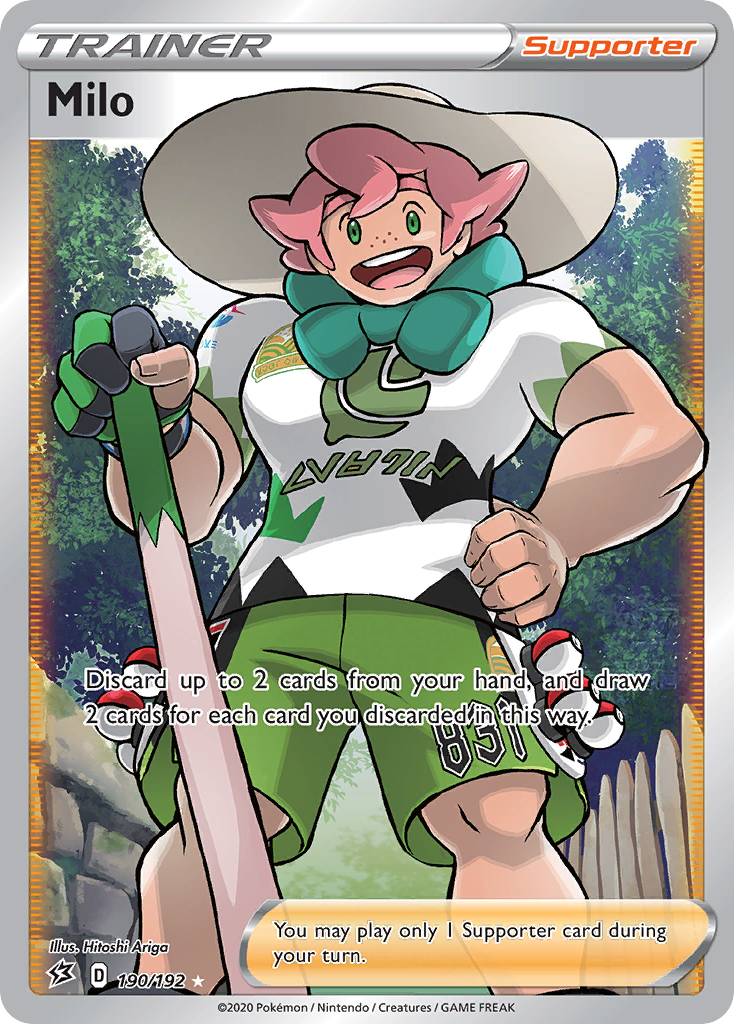 Milo 190 Rare Ultra card from Rebel Clash