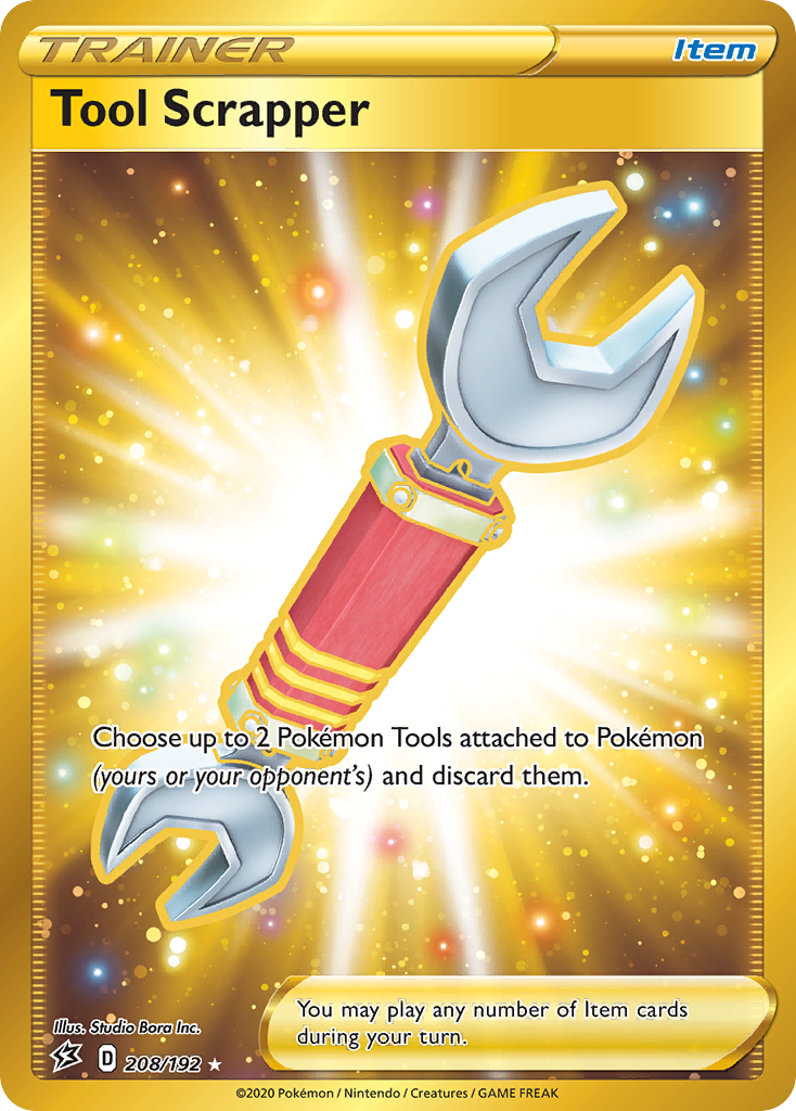 Tool Scrapper 208 Rare Secret card from Rebel Clash