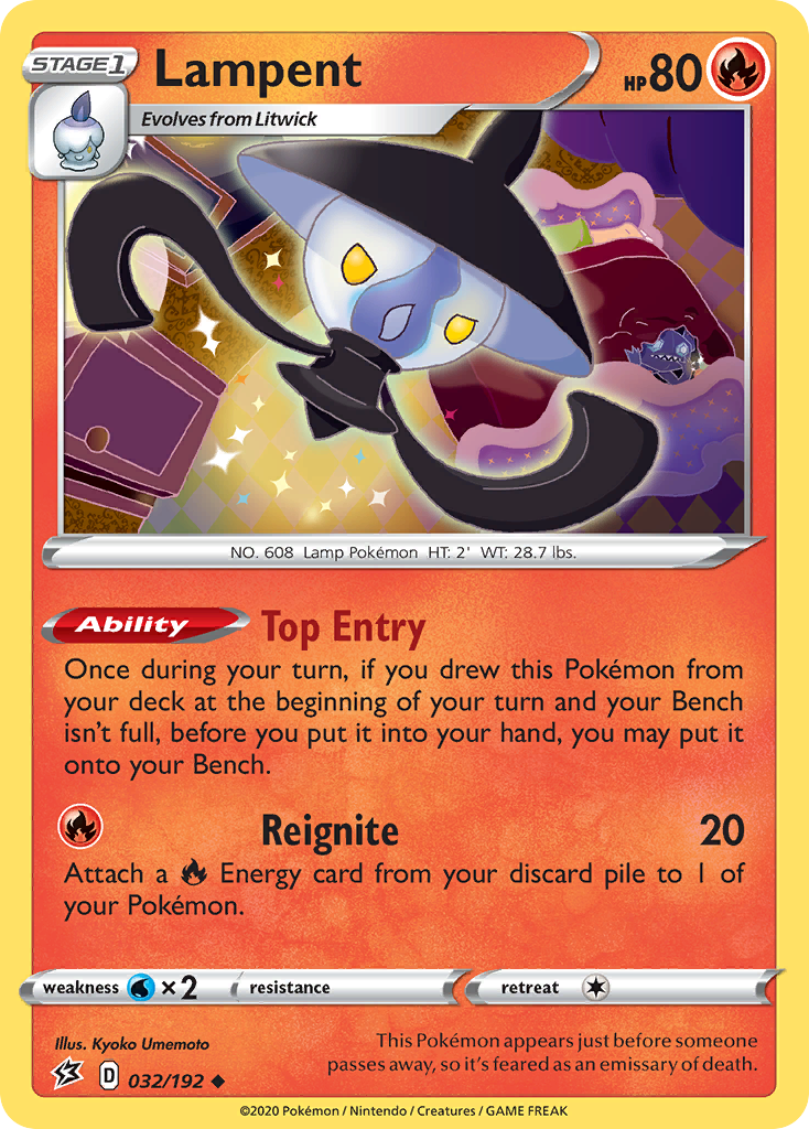 Lampent 32 Uncommon card from Rebel Clash