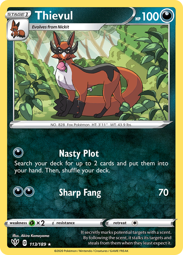 Thievul 113 Rare card from Darkness Ablaze