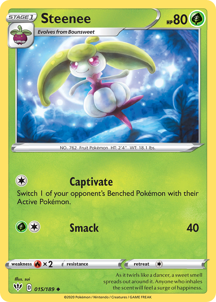 Steenee 15 Uncommon card from Darkness Ablaze