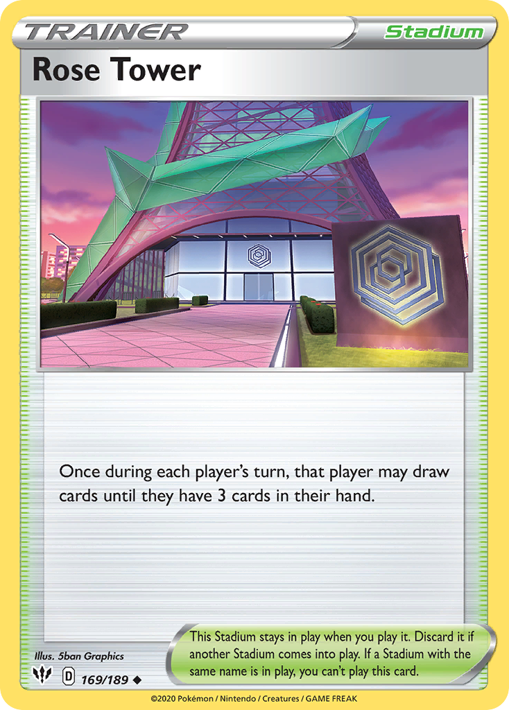 Rose Tower 169 Uncommon card from Darkness Ablaze