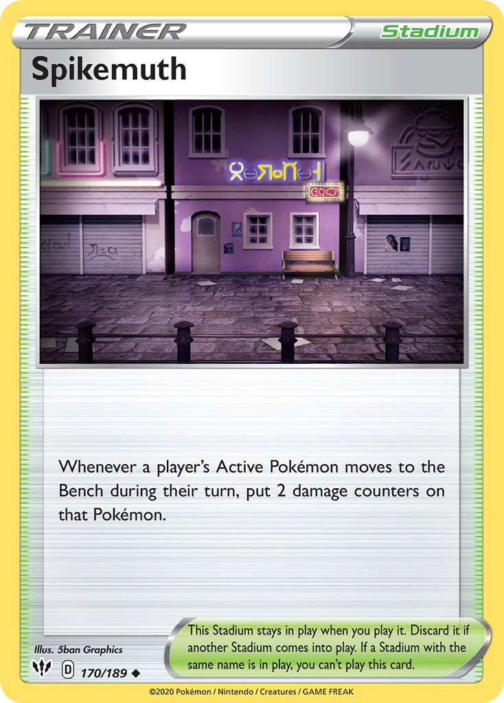 Spikemuth 170/189 Uncommon card from Darkness Ablaze