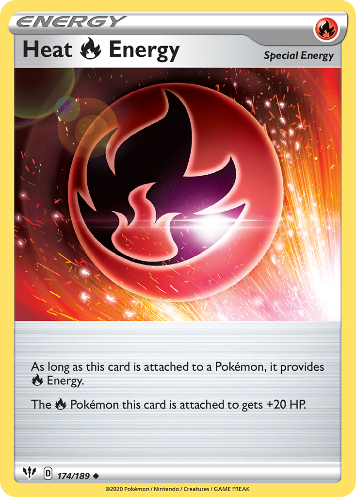 Heat Fire Energy 174/189 Uncommon card from Darkness Ablaze