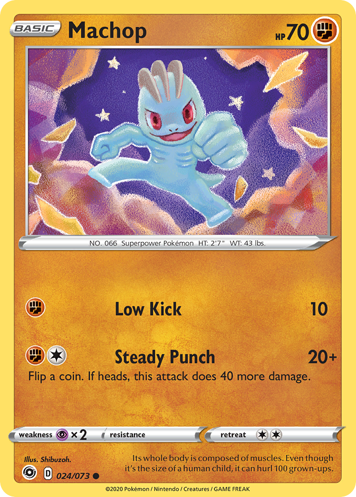 Machop 24/73 Common card from Champion's Path