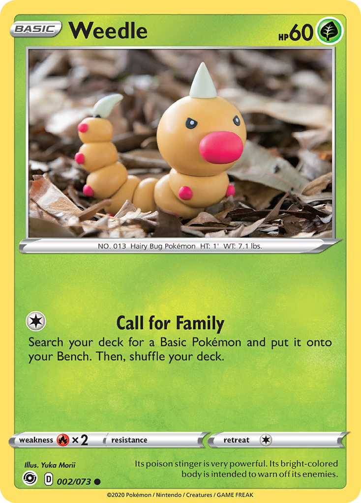 Weedle 2 Common card from Champion's Path