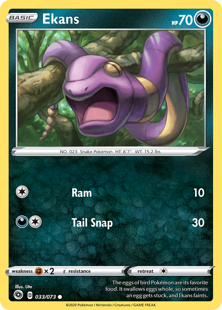 Ekans 33 Common card from Champion's Path