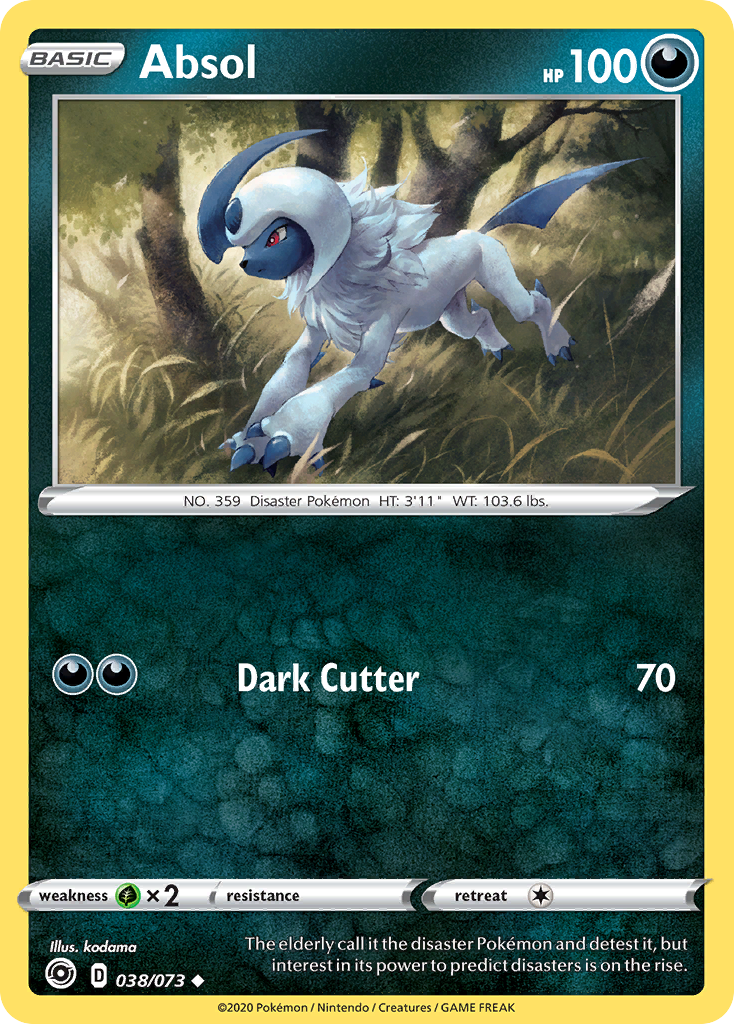 Absol 38 Uncommon card from Champion's Path