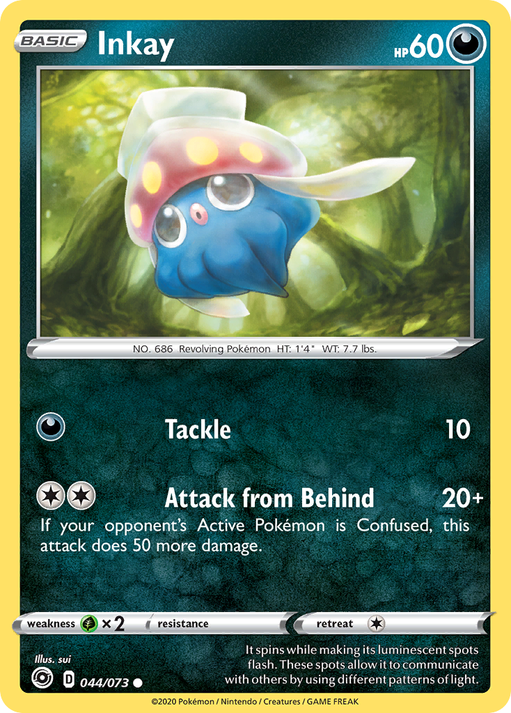 Inkay 44/73 Common card from Champion's Path