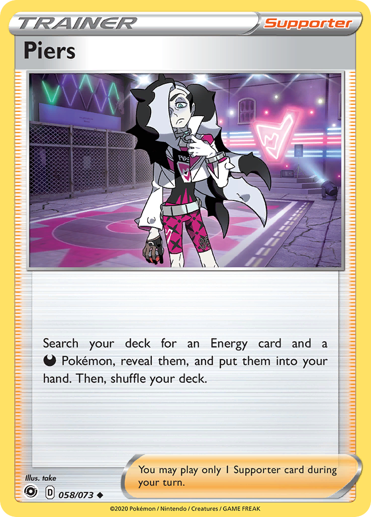 Piers 58 Uncommon card from Champion's Path