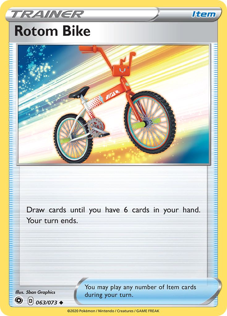 Rotom Bike 63 Uncommon card from Champion's Path