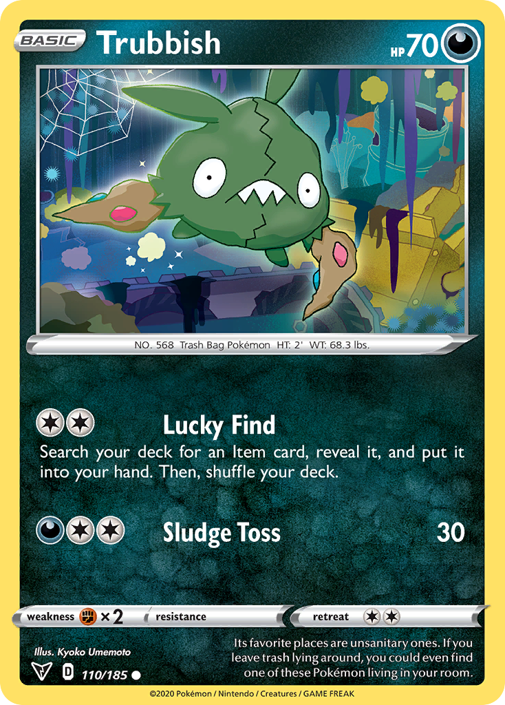 Trubbish 110 Common card from Vivid Voltage