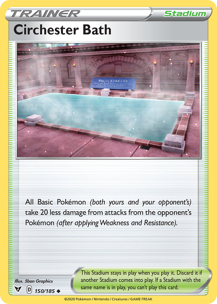 Circhester Bath 150/185 Uncommon card from Vivid Voltage