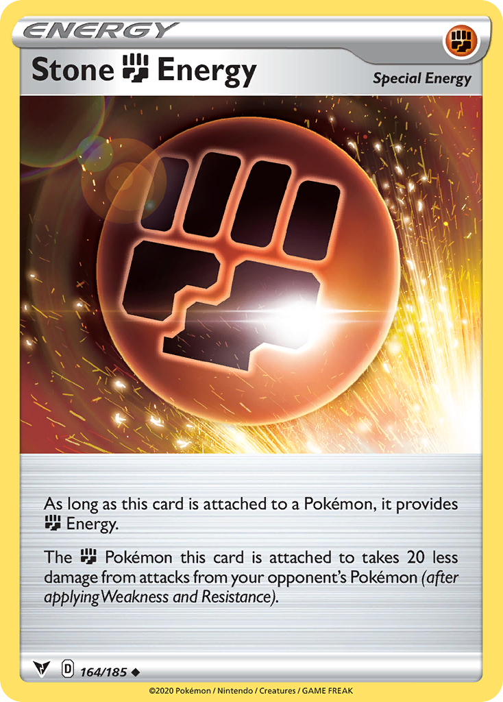 Stone Fighting Energy 164 Uncommon card from Vivid Voltage