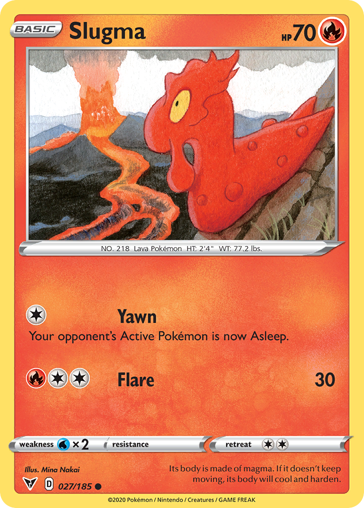 Slugma 27 Common card from Vivid Voltage