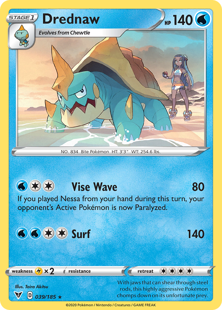 Drednaw 39 Rare card from Vivid Voltage