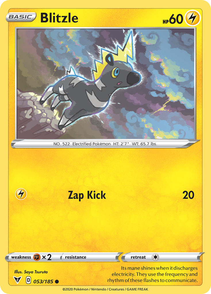 Blitzle 53 Common card from Vivid Voltage