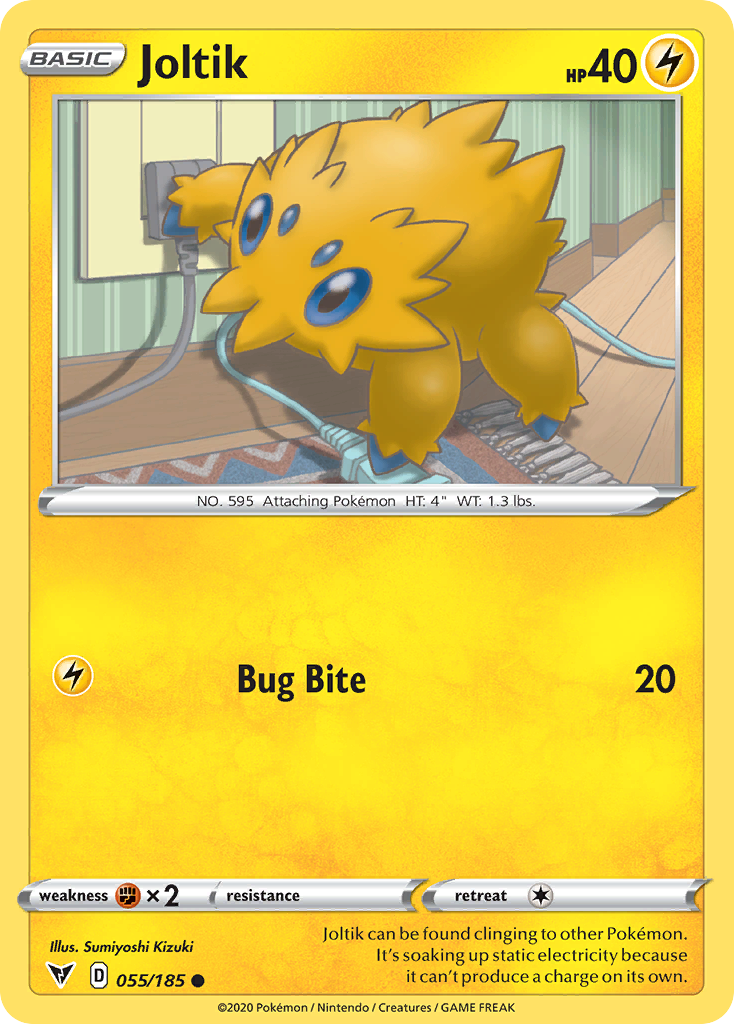 Joltik 55/185 Common card from Vivid Voltage