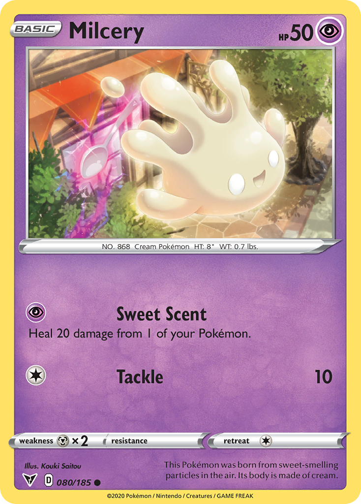 Milcery 80 Common card from Vivid Voltage