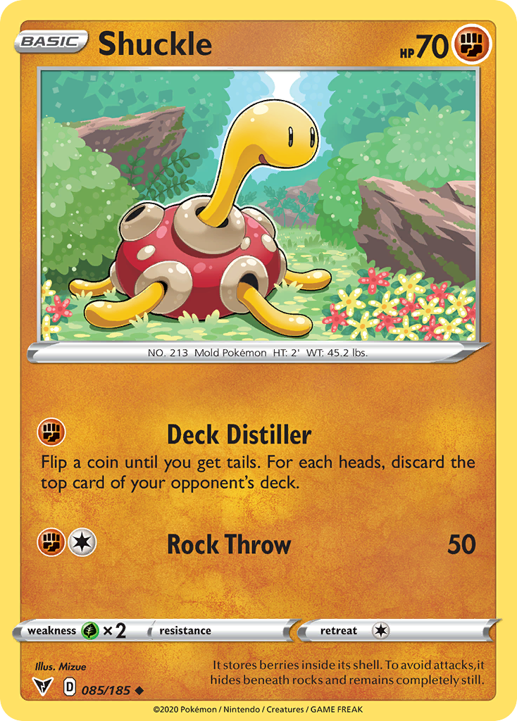 Shuckle 85/185 Uncommon card from Vivid Voltage