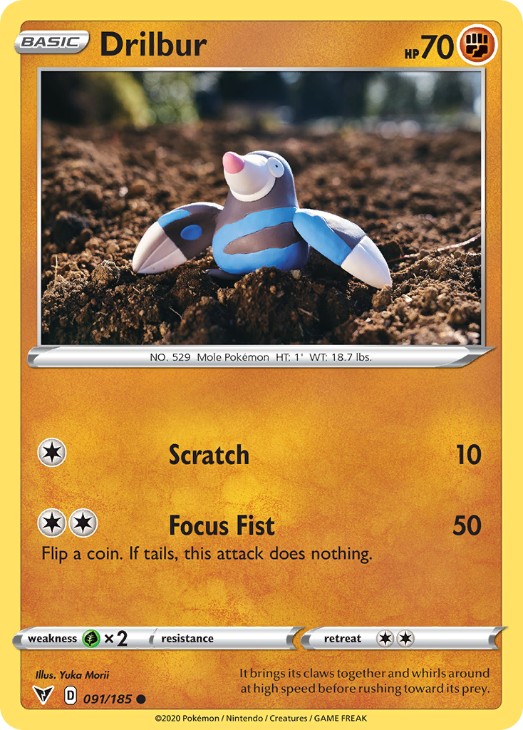 Drilbur 91 Common card from Vivid Voltage