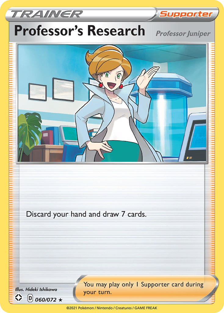 Professor's Research 60 Rare card from Shining Fates