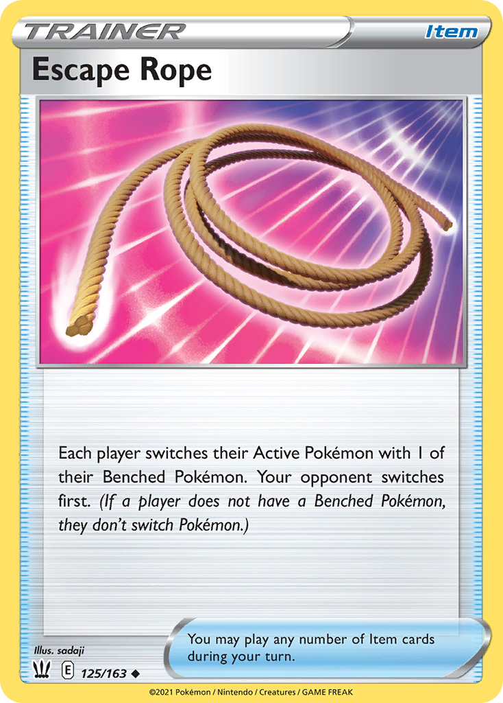 Escape Rope 125 Uncommon card from Battle Styles