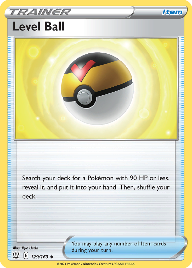Level Ball 129 Uncommon card from Battle Styles