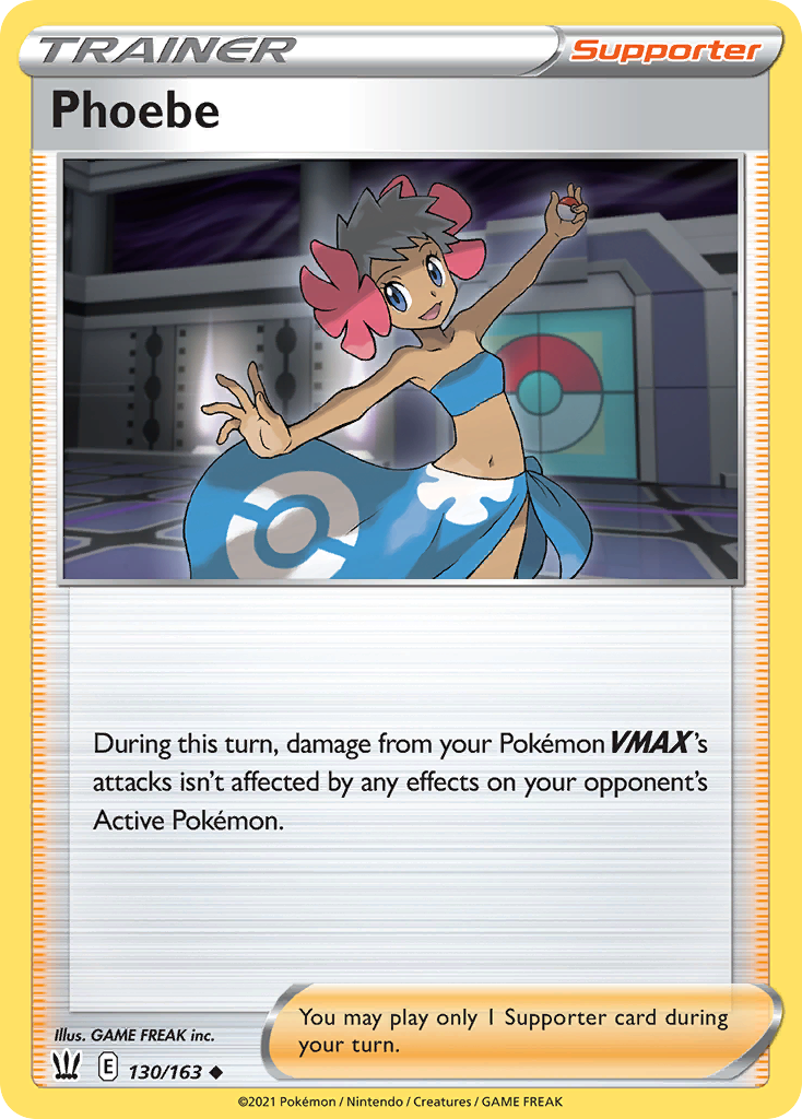 Phoebe 130 Uncommon card from Battle Styles
