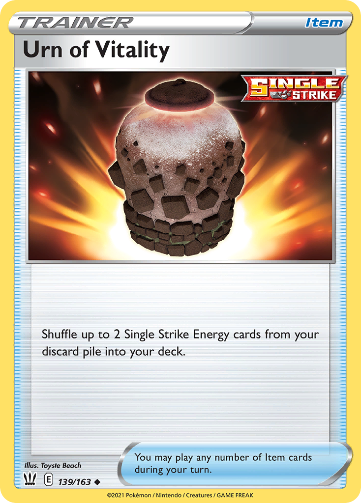 Urn of Vitality 139 Uncommon card from Battle Styles