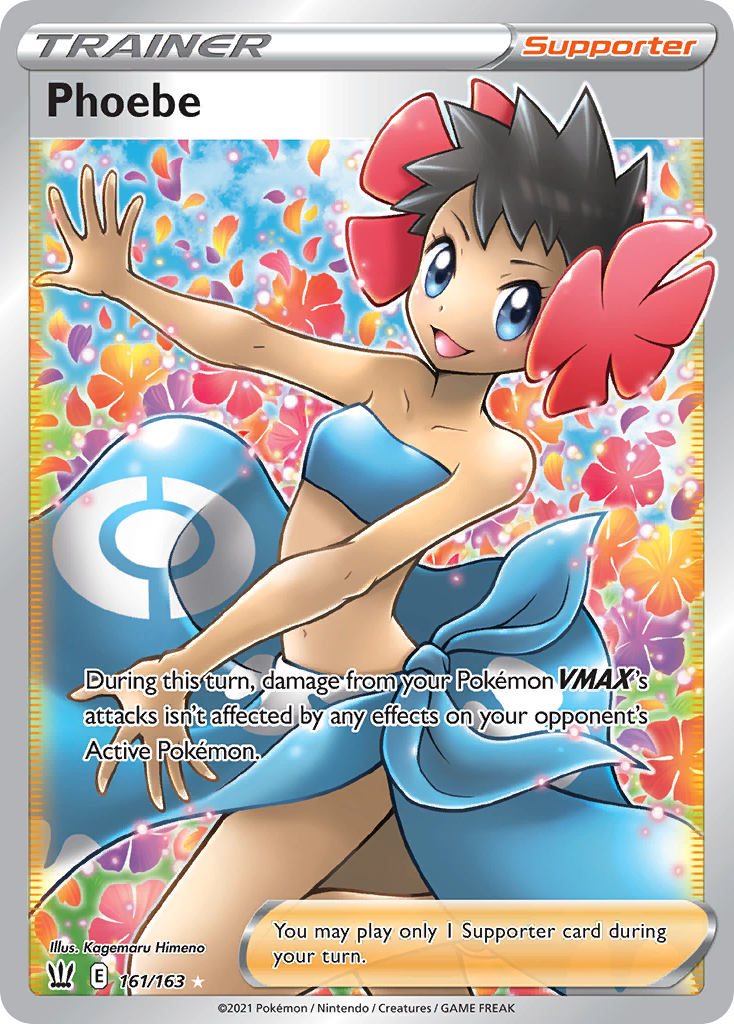 Phoebe 161 Rare Ultra card from Battle Styles