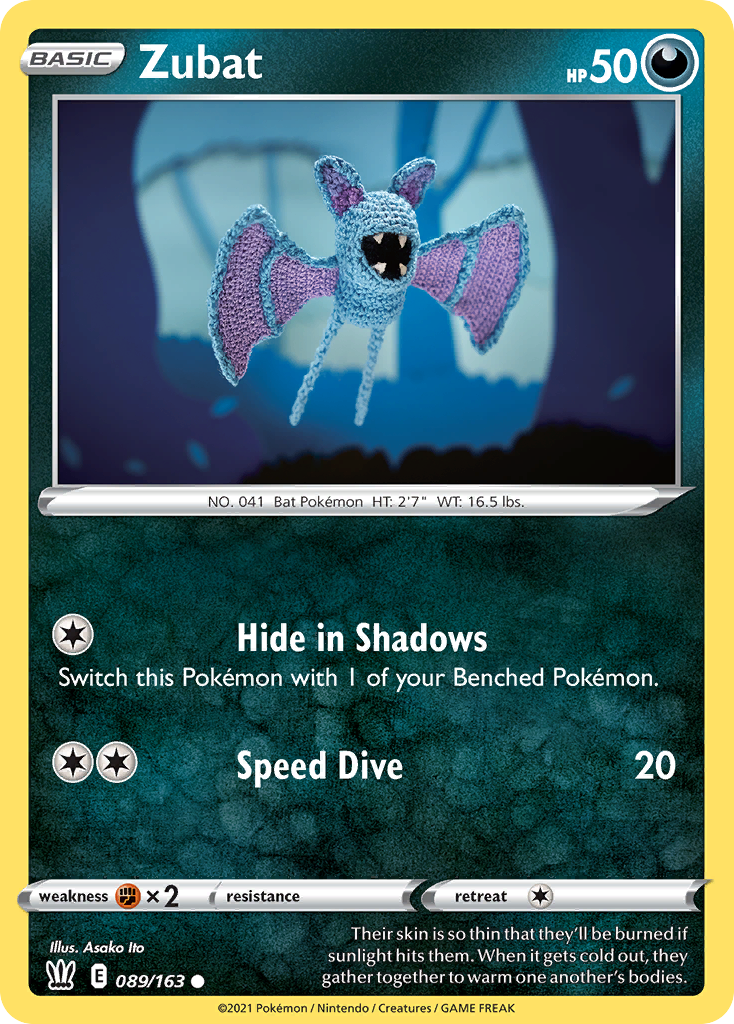 Zubat 89 Common card from Battle Styles