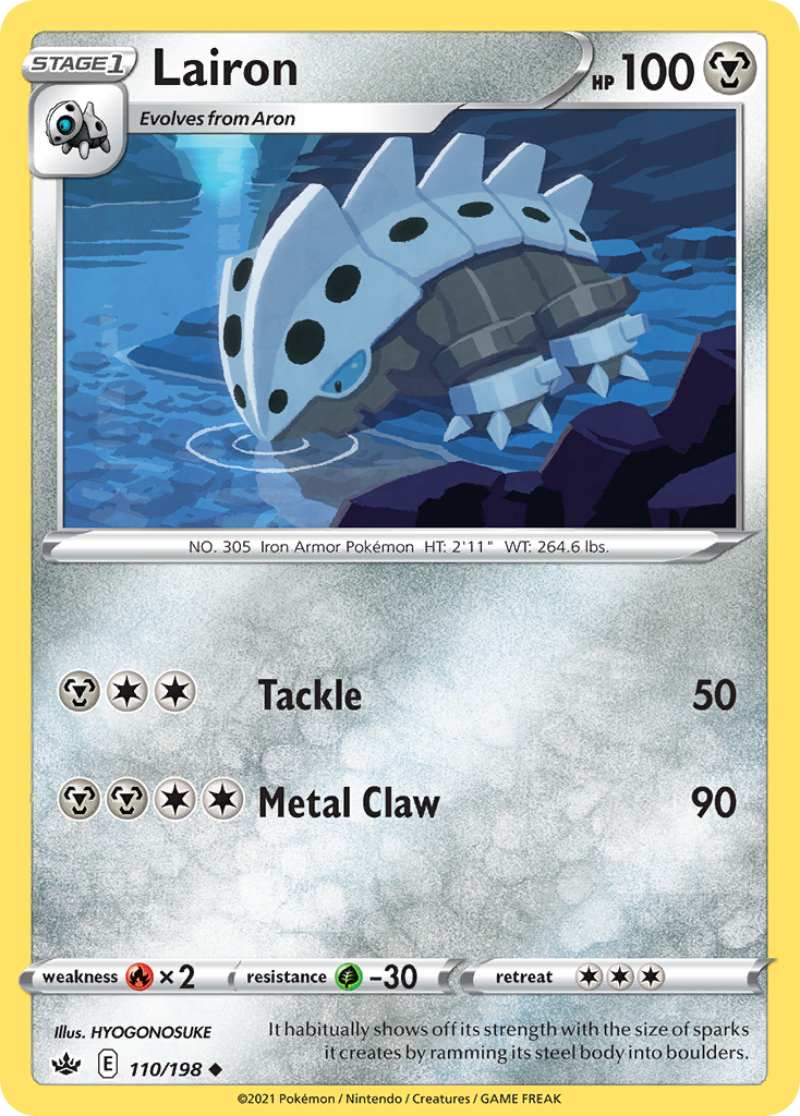 Lairon 110 Uncommon card from Chilling Reign