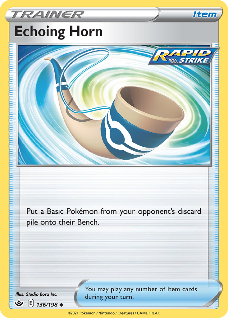 Echoing Horn 136 Uncommon card from Chilling Reign