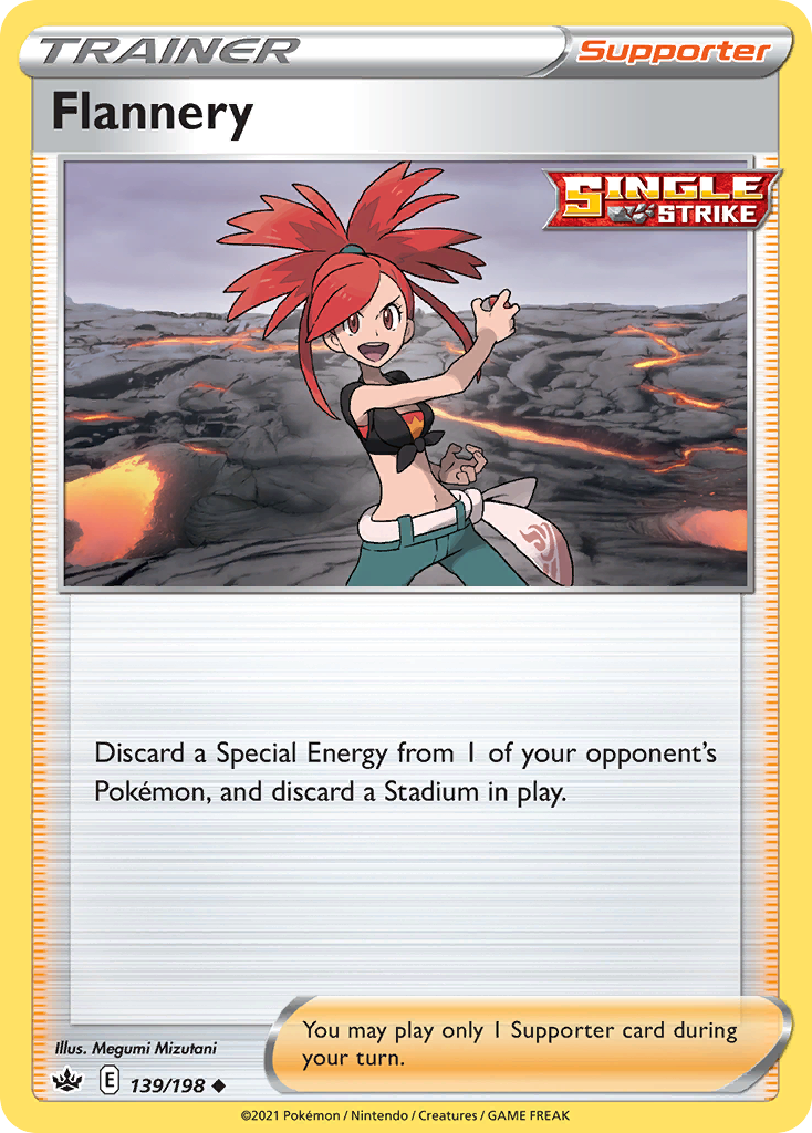 Flannery 139 Uncommon card from Chilling Reign