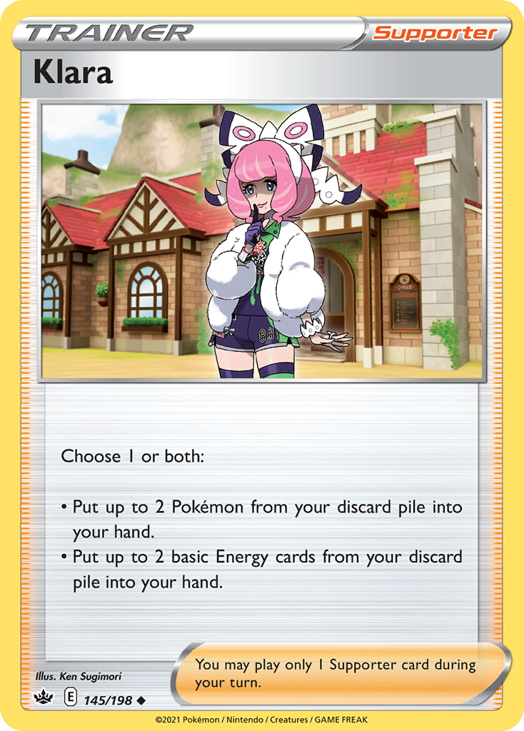 Klara 145 Uncommon card from Chilling Reign