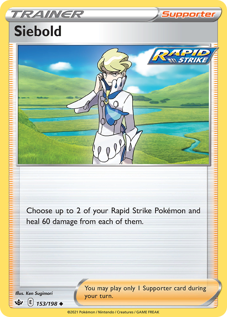 Siebold 153 Uncommon card from Chilling Reign