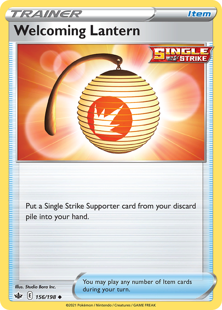 Welcoming Lantern 156 Uncommon card from Chilling Reign