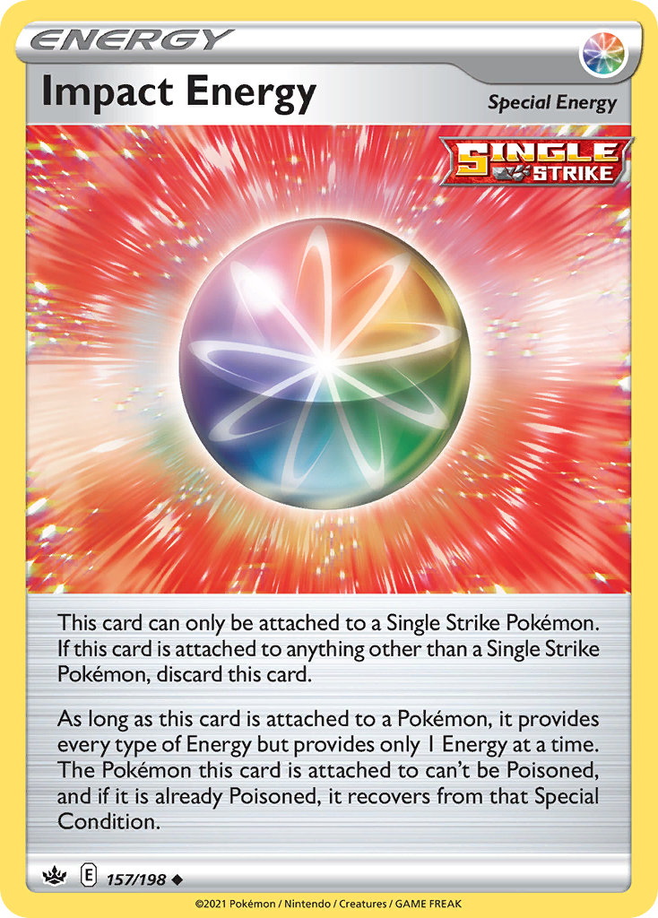 Impact Energy 157 Uncommon card from Chilling Reign