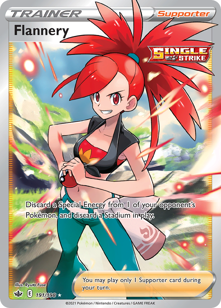 Flannery 191 Rare Ultra card from Chilling Reign