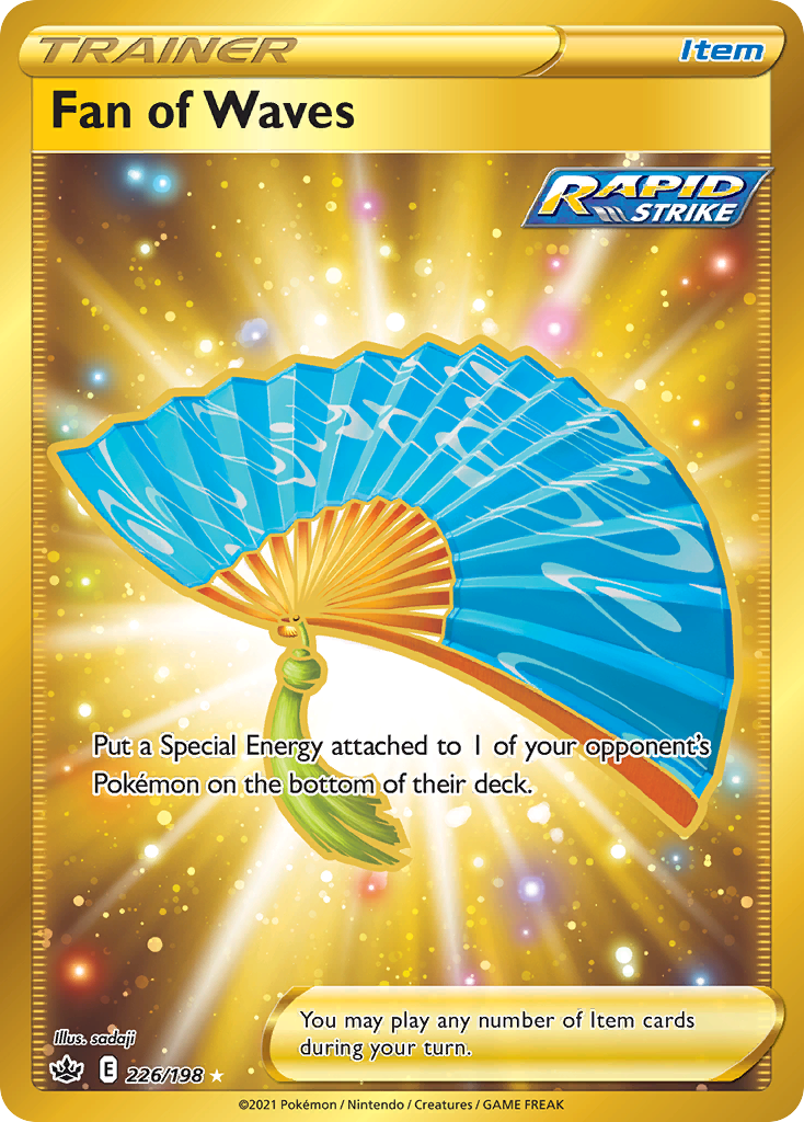 Fan of Waves 226 Rare Secret card from Chilling Reign