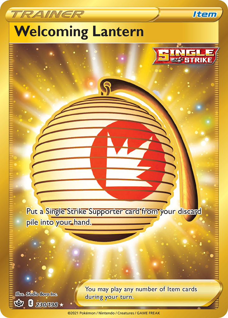 Welcoming Lantern 230 Rare Secret card from Chilling Reign