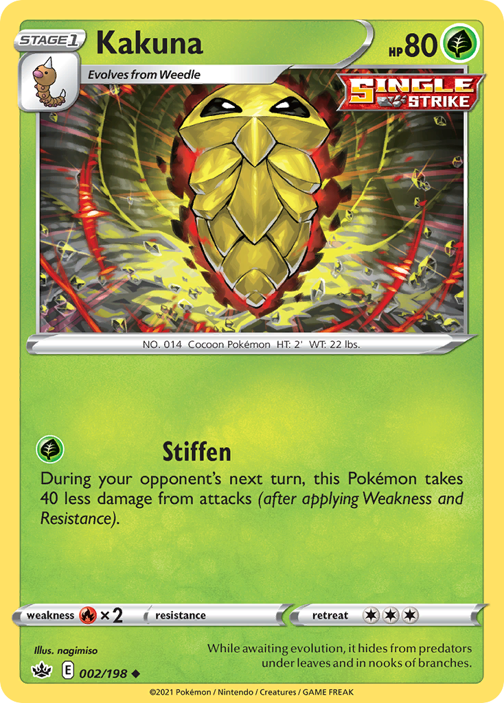 Kakuna 2 Uncommon card from Chilling Reign